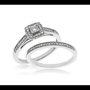 Vintage wedding band set